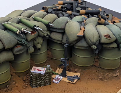200L Drum Bunker Wall Set – 1/35