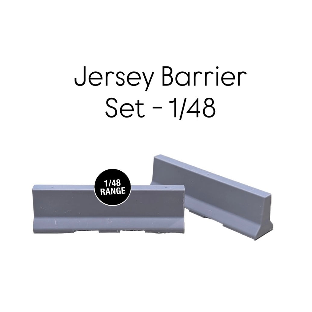 Jersey Barrier Set - 1/48