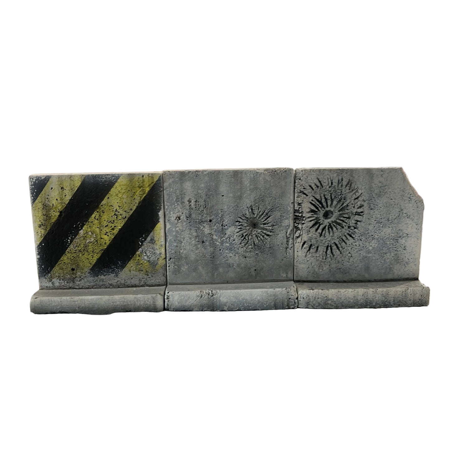 Texas T Barriers Battle Damage Set -1/35
