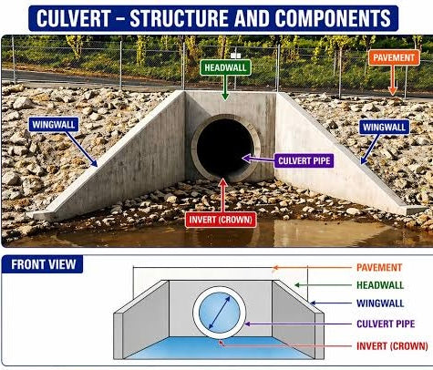 Concrete Culvert & Pipe Set - Large - 1/35