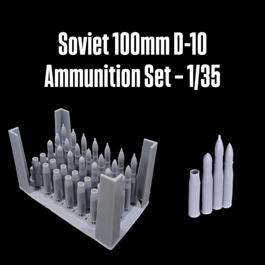 Soviet 100mm D-10 Ammunition Set – 1/35