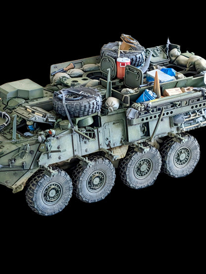 Stryker M1126 ICV Full Bar Armor Kit Conversion Kit 1/35 for AFV Club kit - Part AF35126