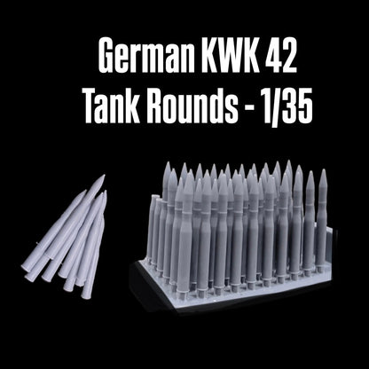 German 7.5cm KwK 42 Ammunition Set – 1/35