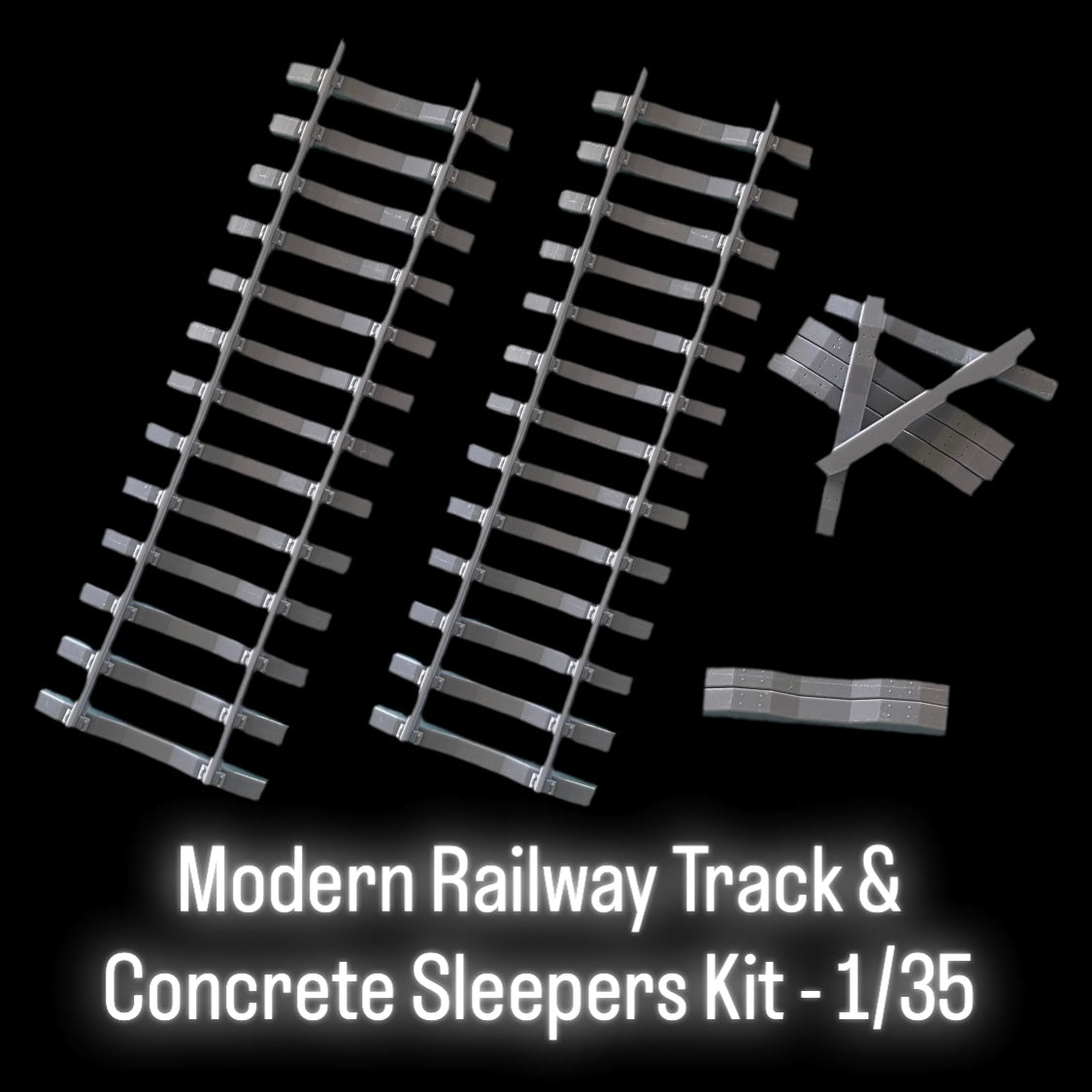 Modern Railway Track Kit - 1/35