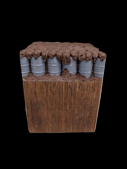 200L Drum Bunker Wall Set – 1/35