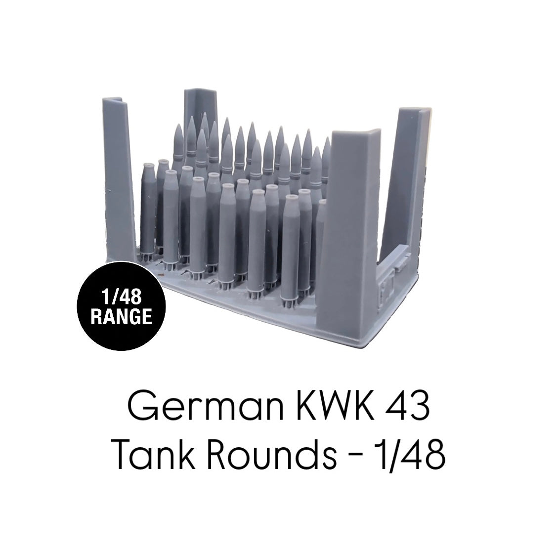 German 8.8cm KwK 43 Ammunition Set – 1/48
