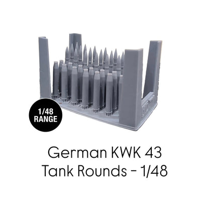 German 8.8cm KwK 43 Ammunition Set – 1/48