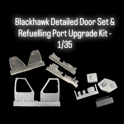Blackhawk Detailed Door Set and Refuelling Port Upgrade Kit - 1/35