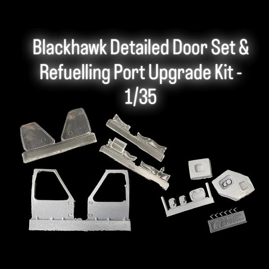 Blackhawk Detailed Door Set and Refuelling Port Upgrade Kit - 1/35
