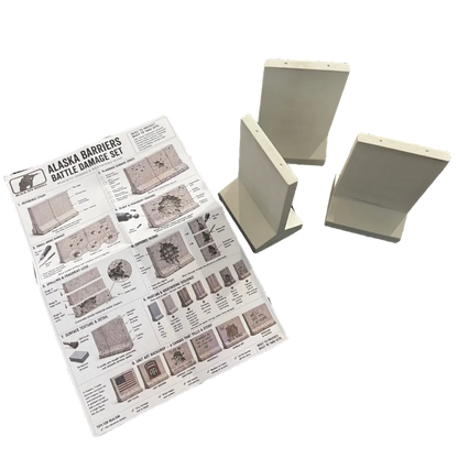 Alaska Barriers Battle Damage Set - 1/48