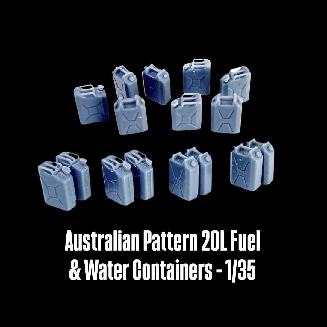 Australian Pattern 20L Fuel & Water Containers - 1/35