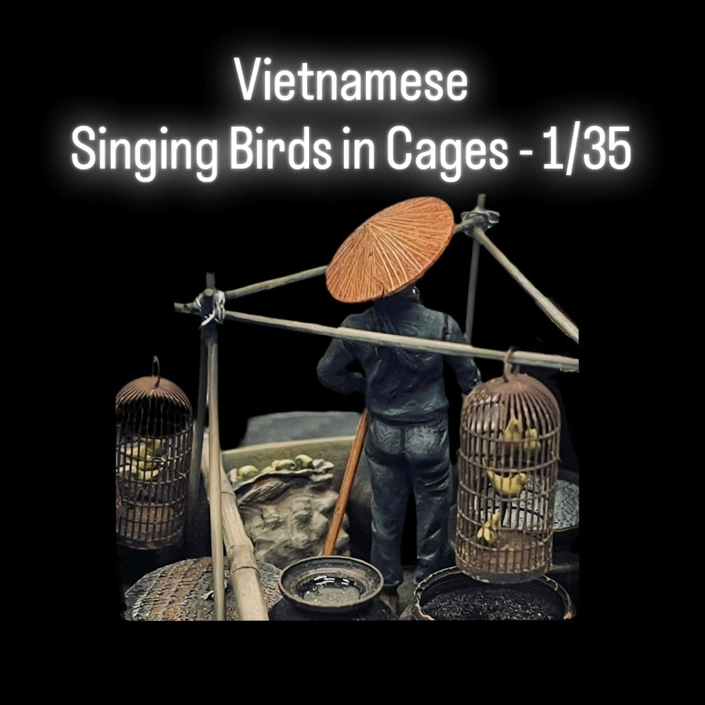 Vietnamese Singing Birds in Cages - 1/35