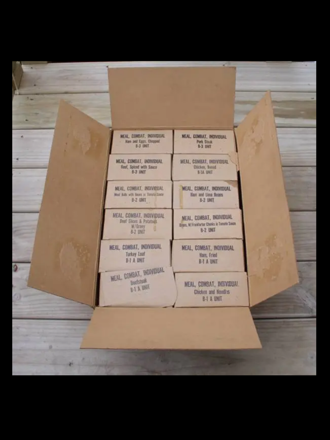 Vietnam War U.S. C-Rations (Opened & Sealed) – 1/35