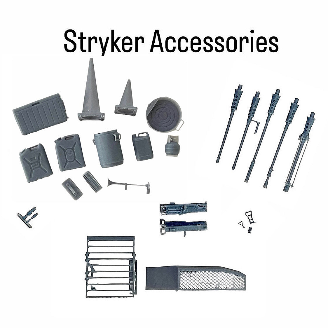 Stryker M1126 ICV Full Bar Armor Kit Conversion Kit 1/35 for AFV Club kit - Part AF35126