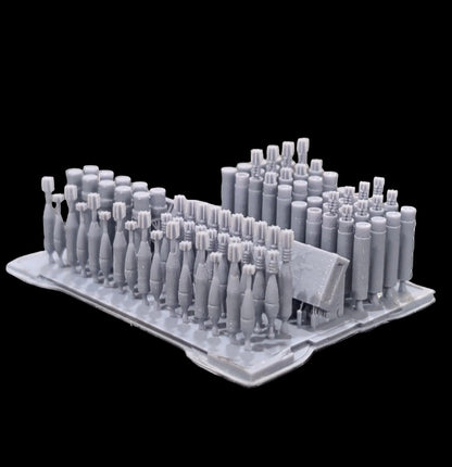 US 81mm Mortar Team & Ammunition Set - 1/48