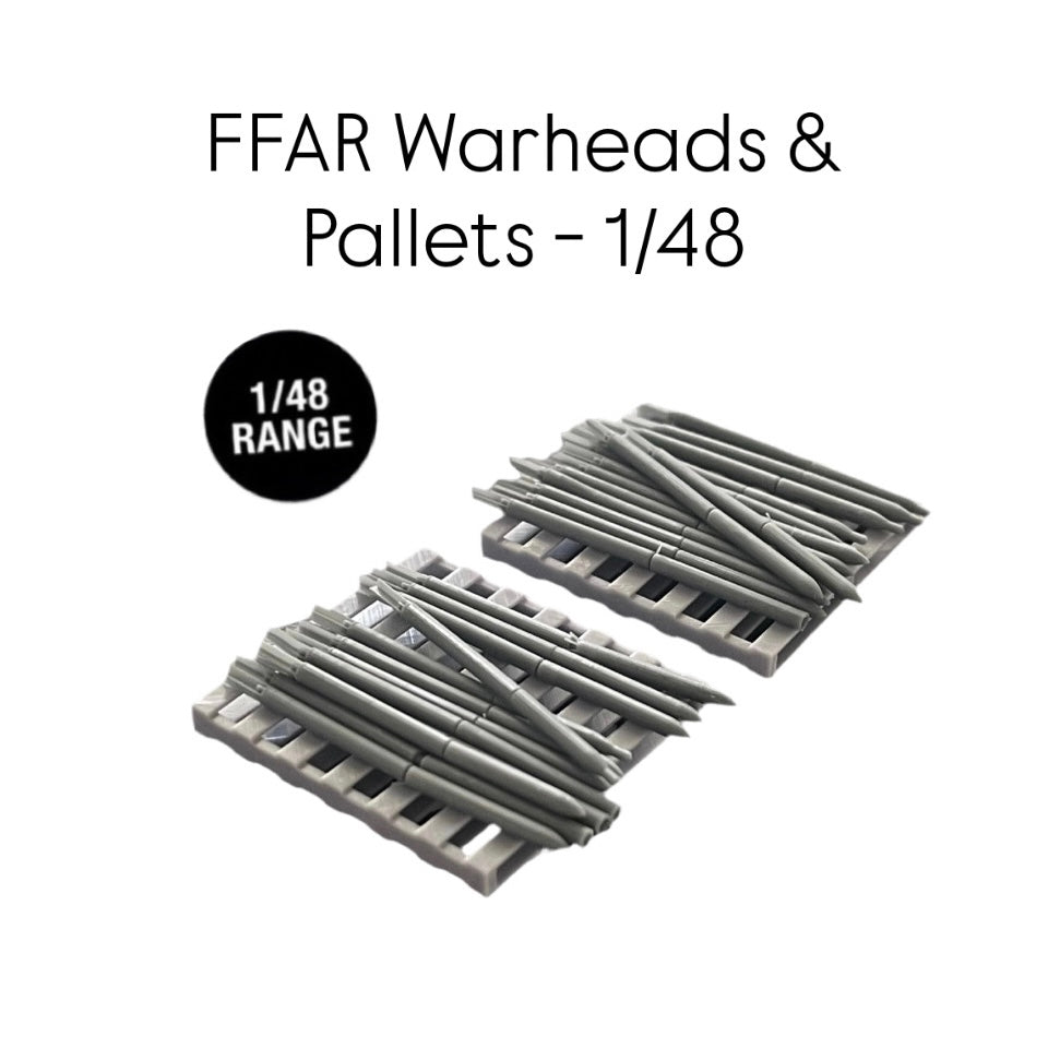 FFAR Warheads & Pallets - 1/48