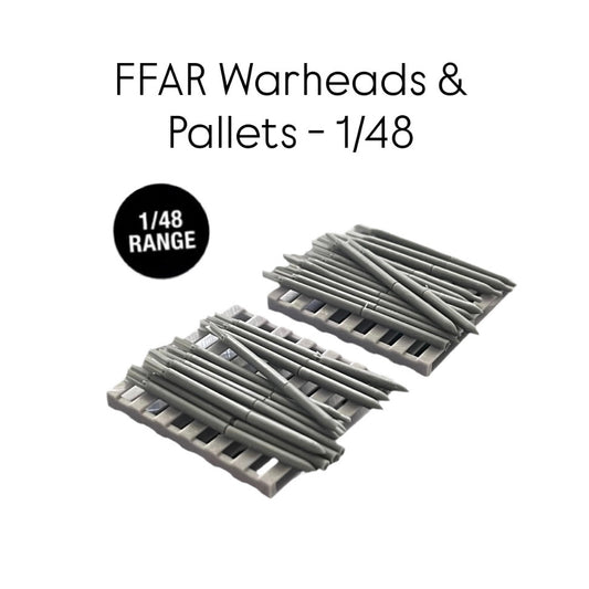 FFAR Warheads & Pallets - 1/48