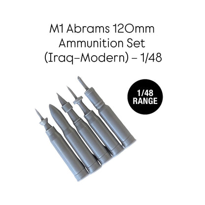 M1 Abrams 120mm Ammunition Set (Iraq–Modern) – 1/48