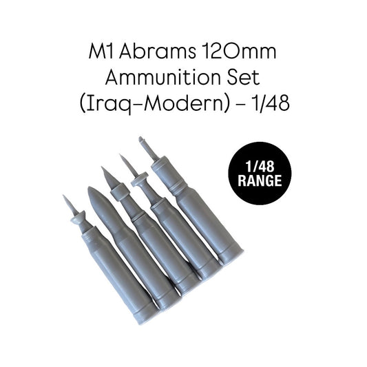 M1 Abrams 120mm Ammunition Set (Iraq–Modern) – 1/48
