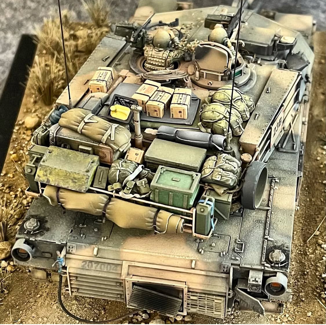 Australian Army Abrams M1A1 AIM SA for the  Dragon M1A2 SEP #3536 Conversion Kit