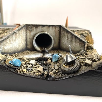 Concrete Culvert & Pipe Set - Large - 1/35