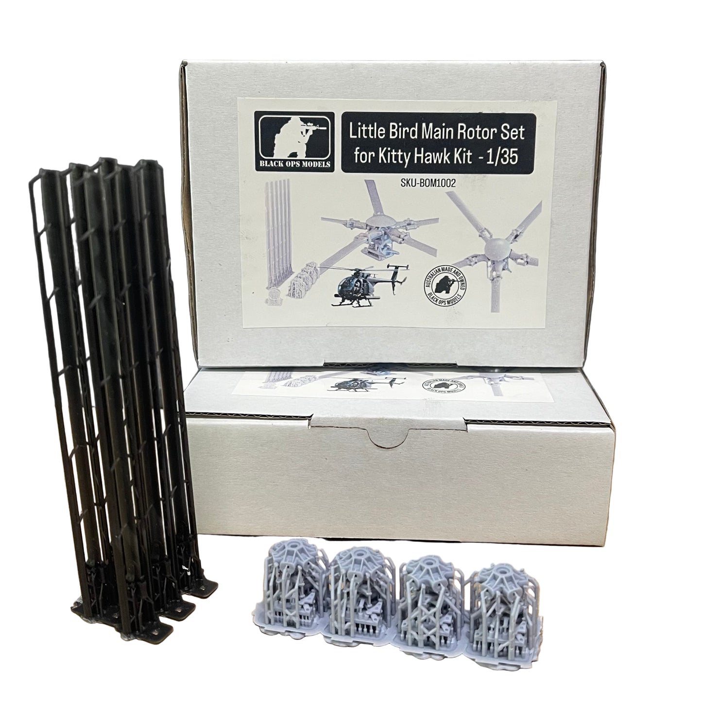 Little Bird Main Rotor Set for Kitty Hawk Kit  - 1/35