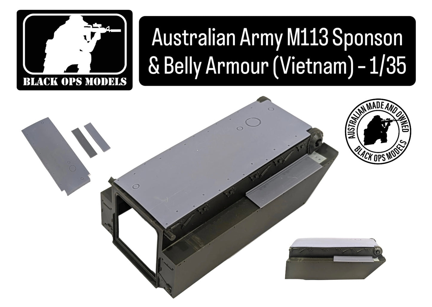 Australian Army M113 Sponson & Belly Armour (Vietnam) – 1/35