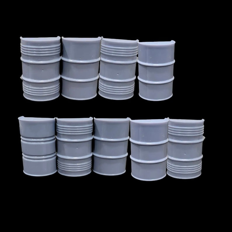 200L Drum Bunker Wall Set – 1/35
