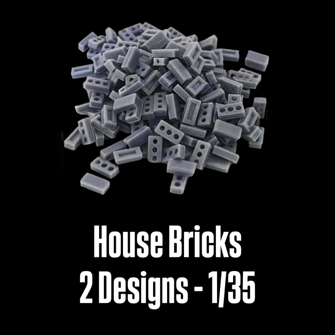 House Bricks - 2 Designs - 1/35