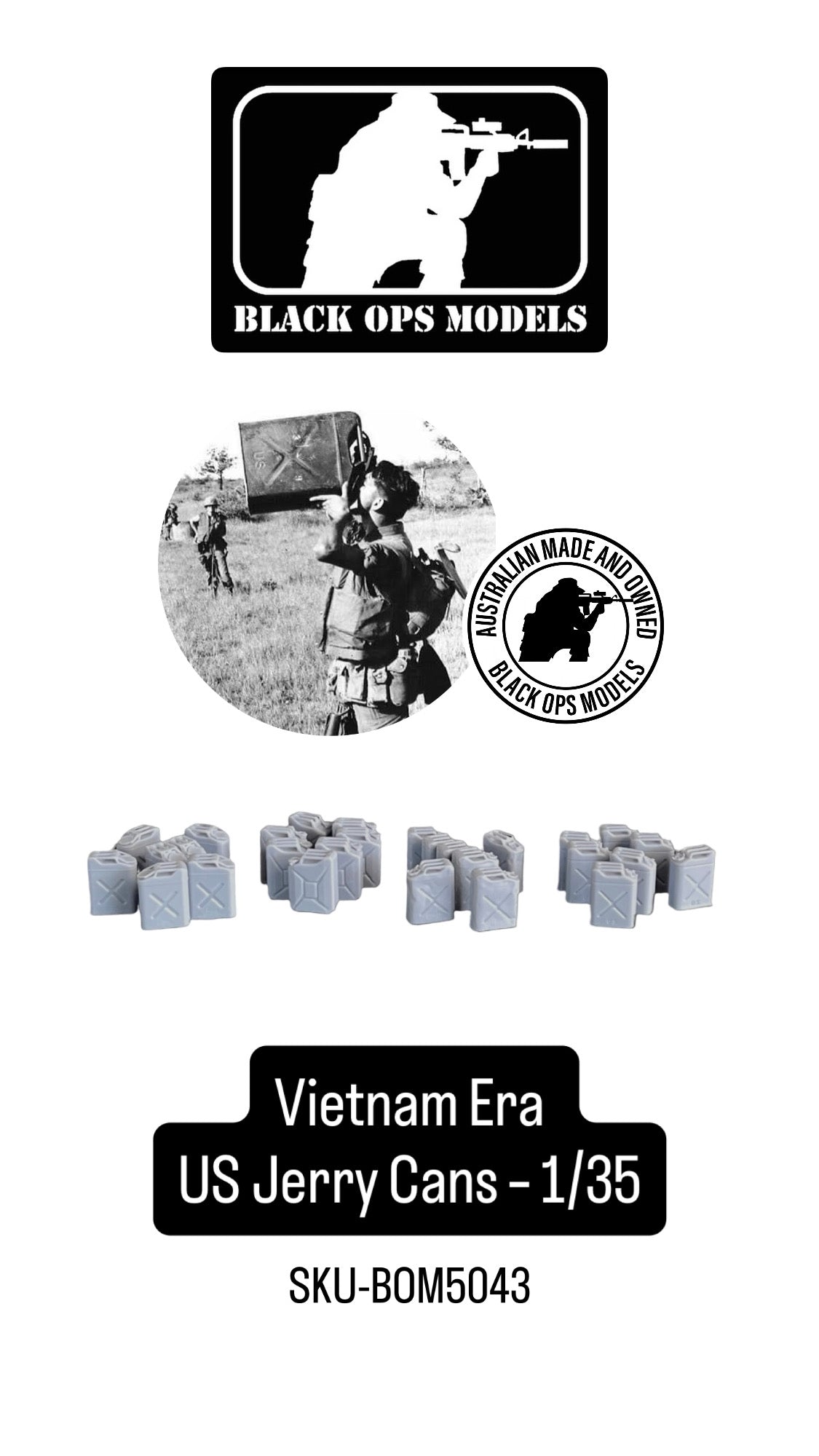 Vietnam Era US Jerry Cans – 1/35
