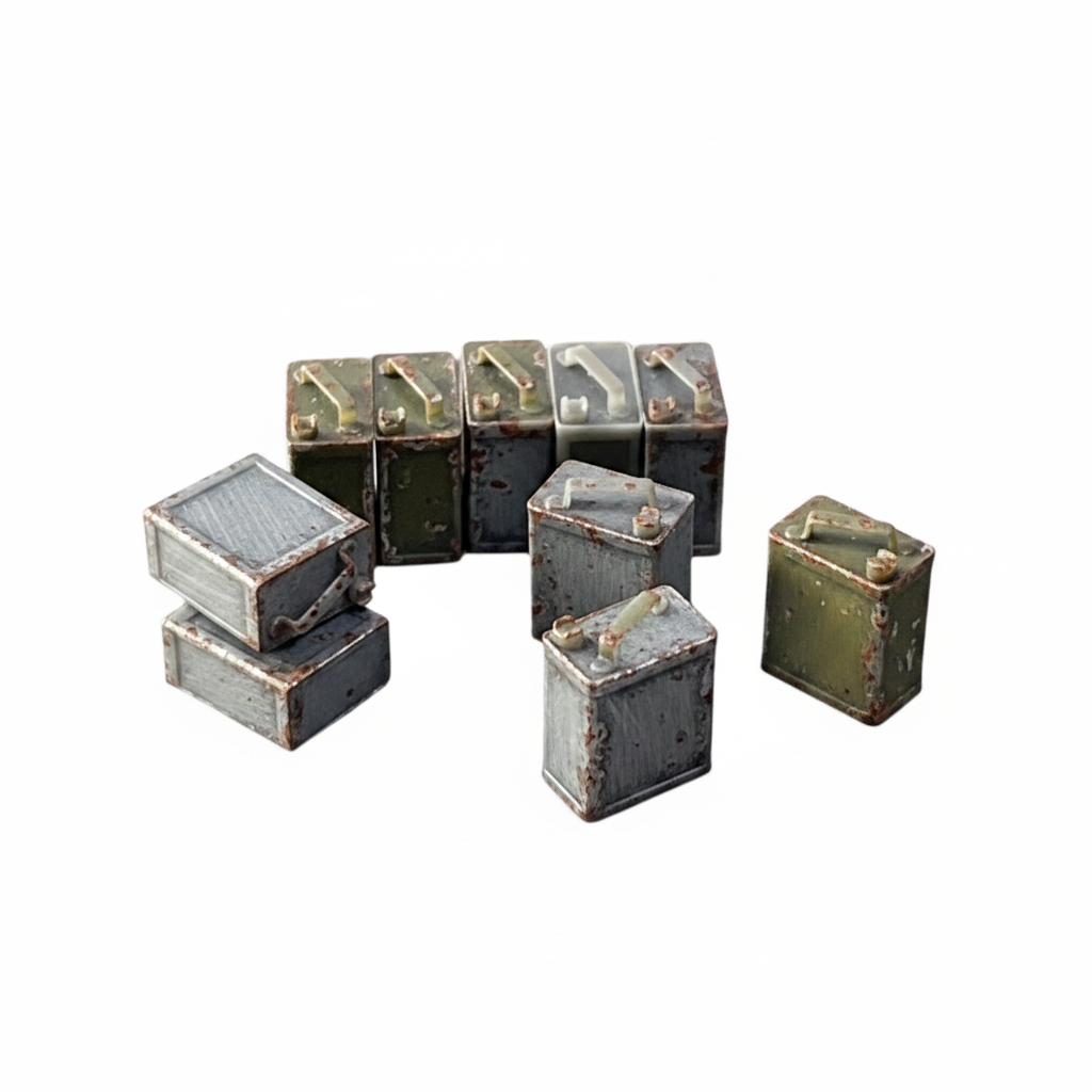Gasoline or Oil Can Metal 2 Gallon - 1/35