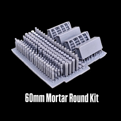 60mm Mortar Round Kit - 1/35