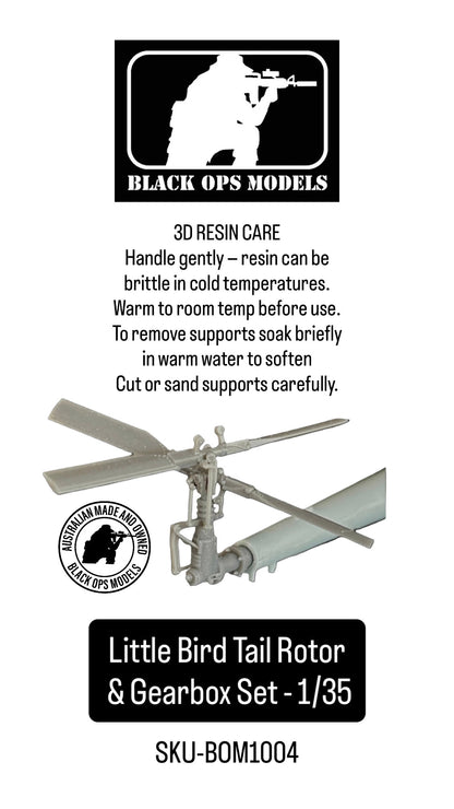 Little Bird Tail Rotor & Gearbox Set - 1/35