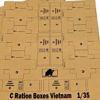 Vietnam War U.S. C-Rations (Opened & Sealed) – 1/35