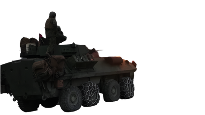 Spent 25mm Rounds & Links - 1/35