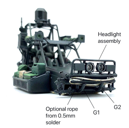 DPV / FAV 3-Seat Navy SEAL Conversion Kit – 1/35 (Hobby Boss 82406)