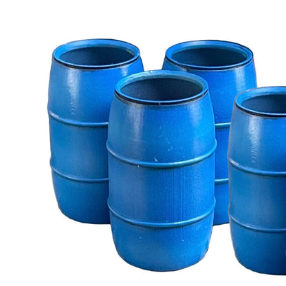 200L Modern Plastic Barrels and Pallet Kit - 1/35