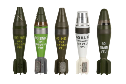 60mm Mortar Zero Charge Round Set - 1/35