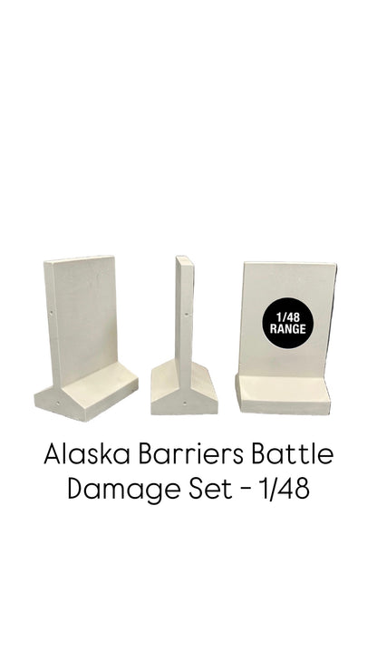 Alaska Barriers Battle Damage Set - 1/48