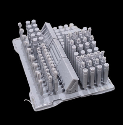 US 81mm Mortar Team & Ammunition Set - 1/48