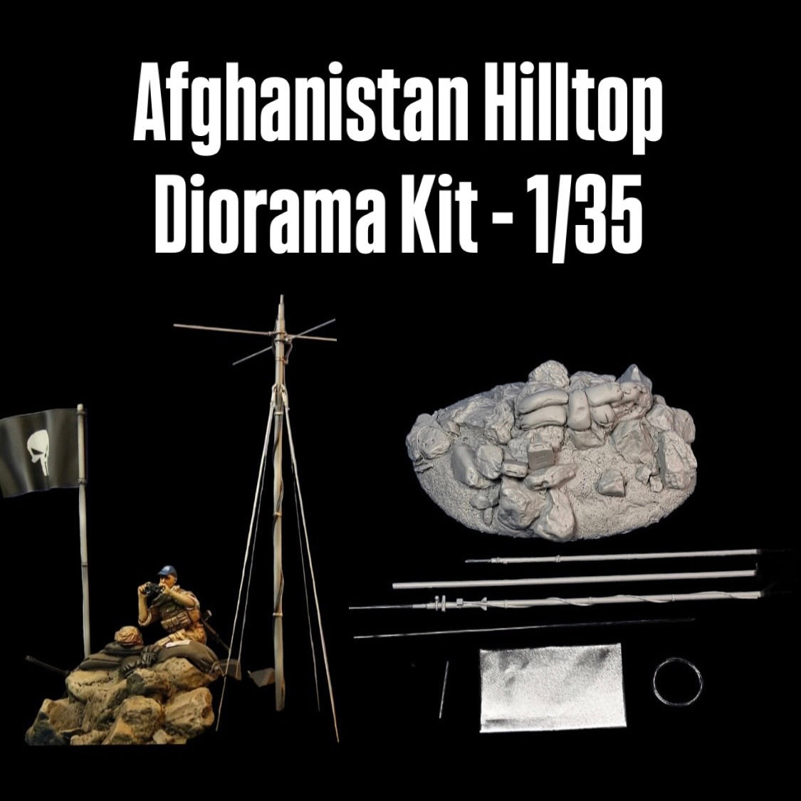 Afghanistan Hilltop Diorama Kit - 1/35