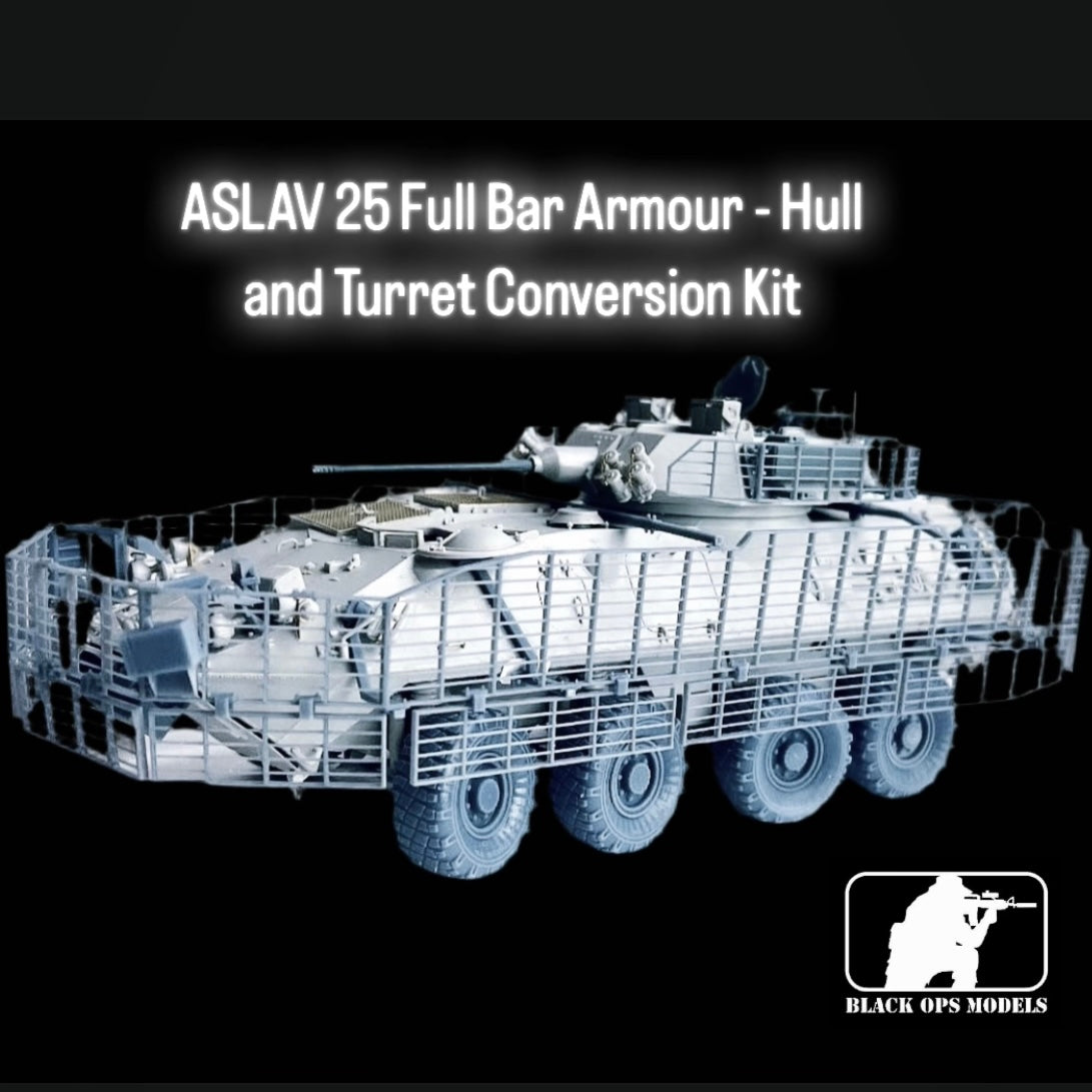 ASLAV 25 Full Bar Armour - Hull and Turret Conversion Kit