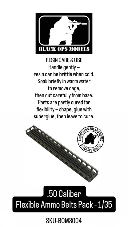 .50 Caliber Flexible Ammo Belts Pack - 1/35