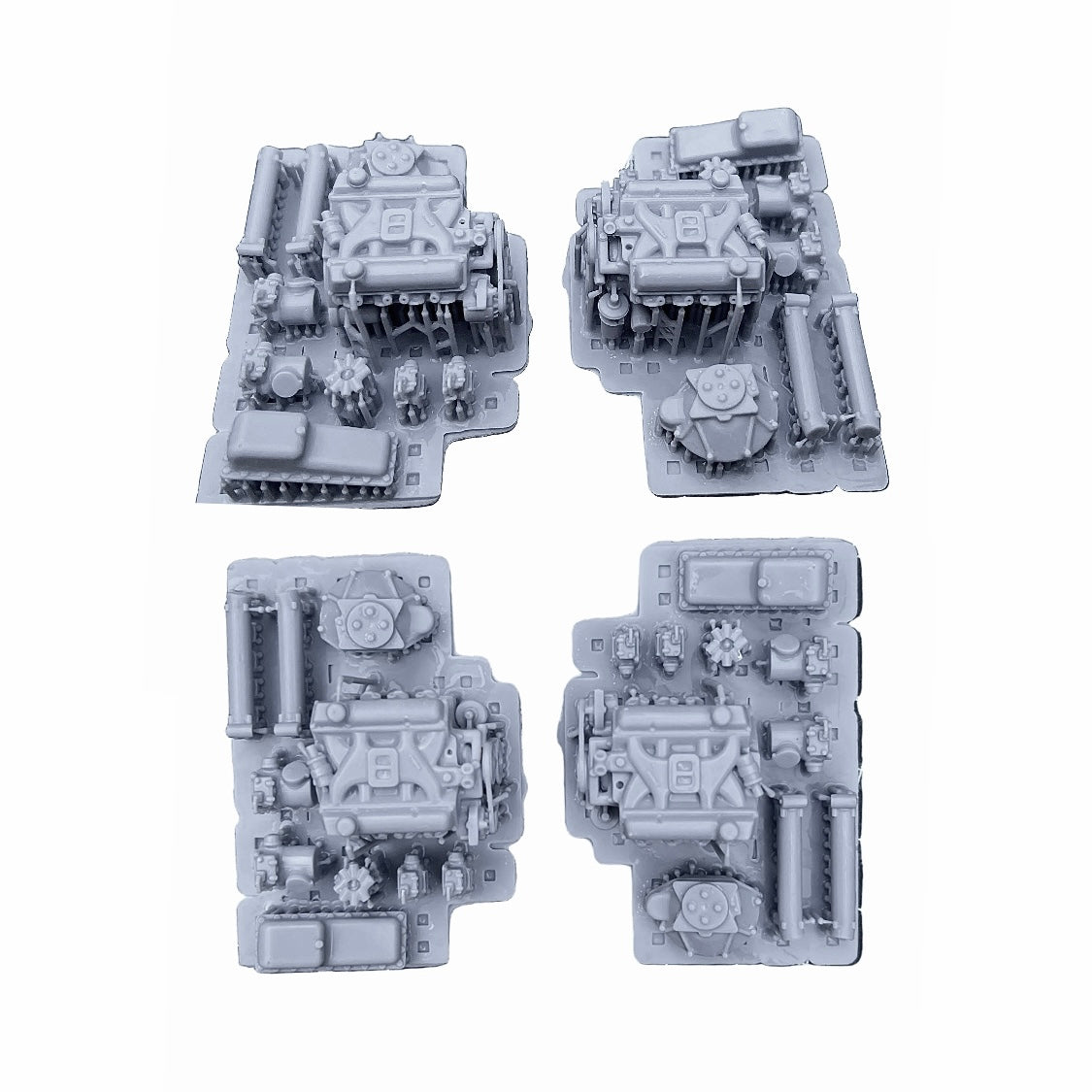 LSSC Open Engine Bay Conversion Kit – 1/35 (Dragon 3301)