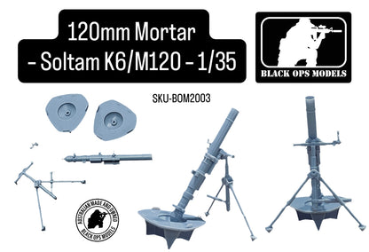120mm Mortar – Soltam K6/M120 – 1/35