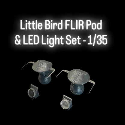 Little Bird FLIR Pod & LED Light Set - 1/35