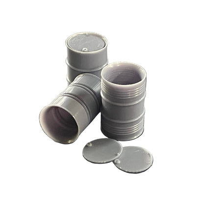 200L Drums - Hollow with Lids - 1/48