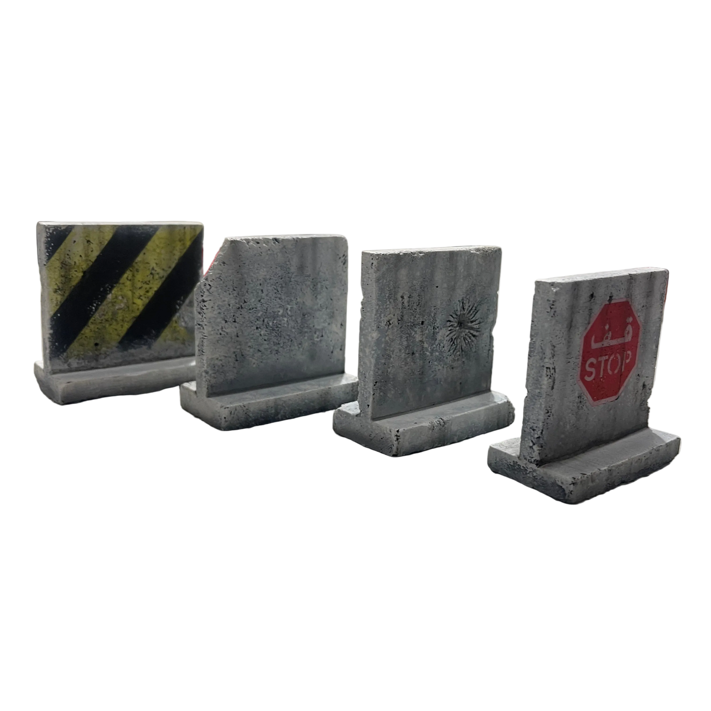 Texas T Barriers Battle Damage Set -1/48