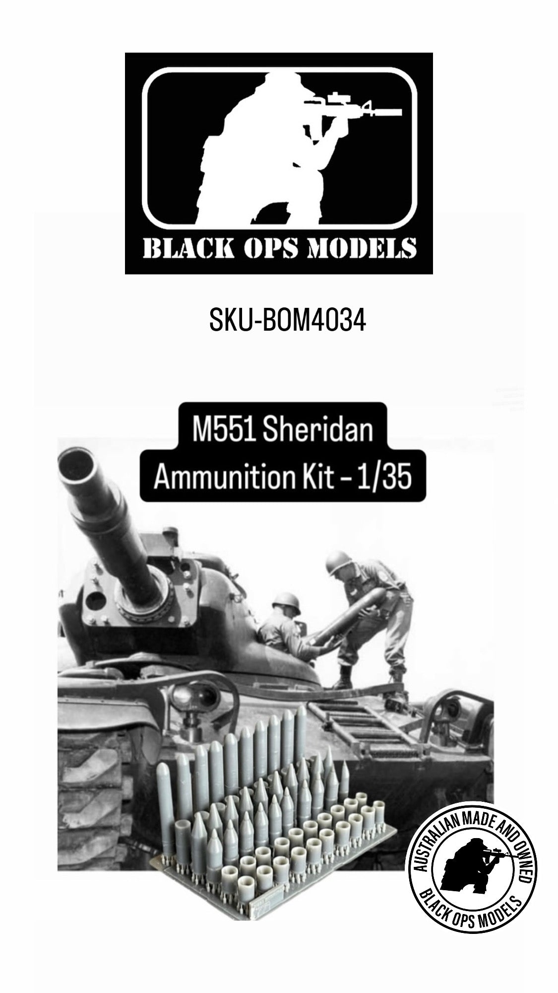 M551 Sheridan Ammunition Kit – 1/35