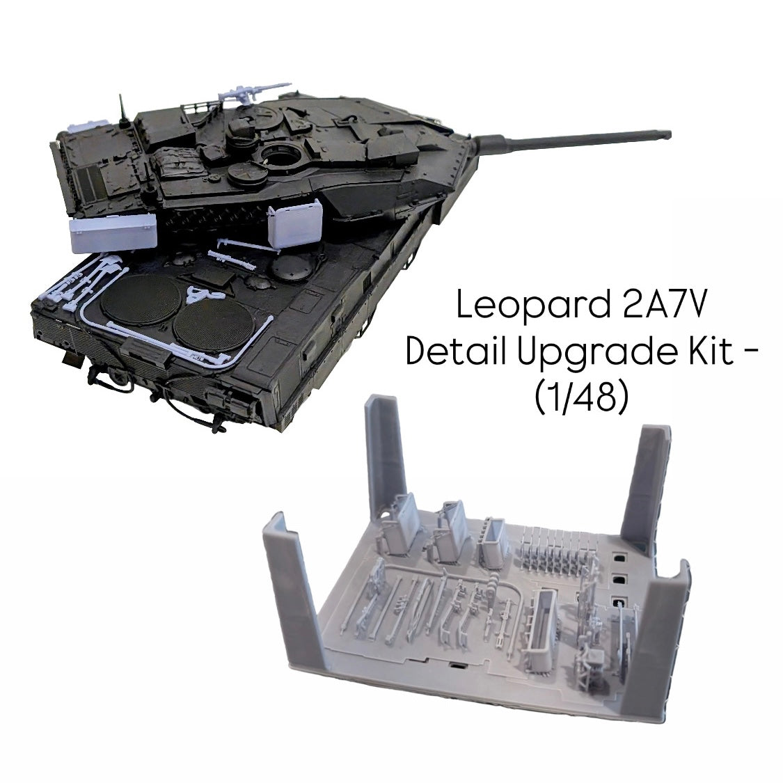 Leopard 2A7V Detail Upgrade Kit - (1/48)